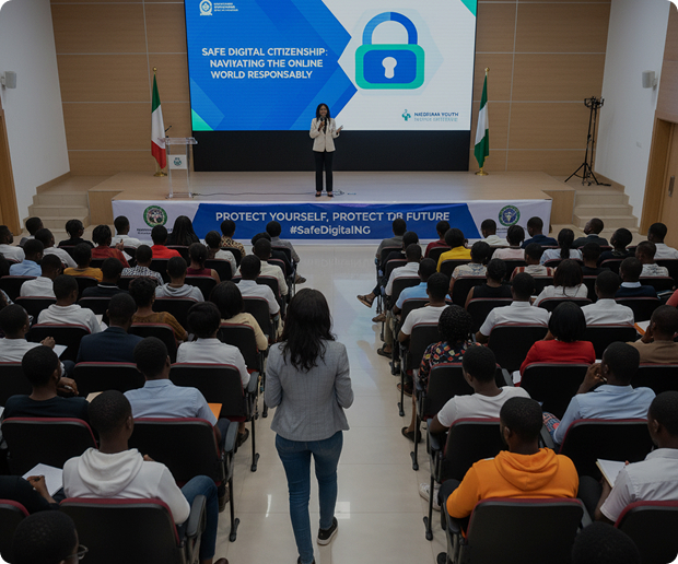 Image describing the Safe Digital Citizenship Initiative